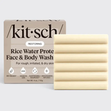 Kitsch® Rice Water Protein Face & Body Wash Bar