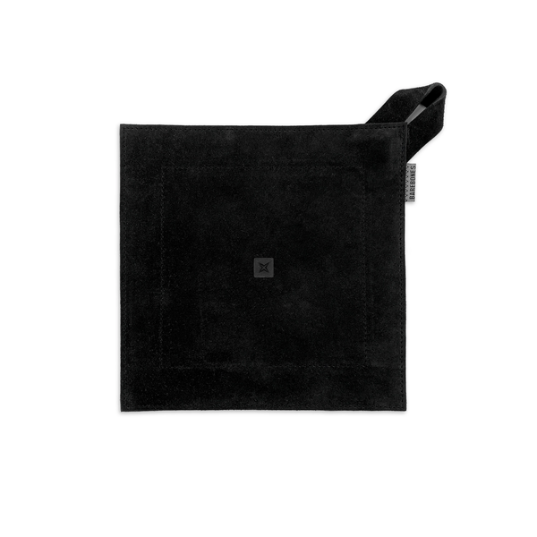 Barebones® Suede Leather Hot Pad - Black
