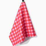 Geometry House® Kitchen Dish Tea Towel - Cherry Gingham