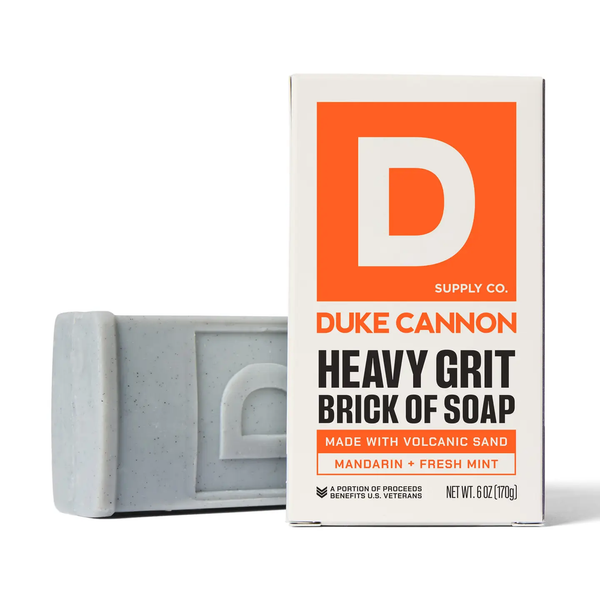 Duke Cannon® Brick of Soap - Heavy Grit Exfoliating Bar Soap