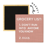 Sincere Surroundings® Magnet- Grocery List