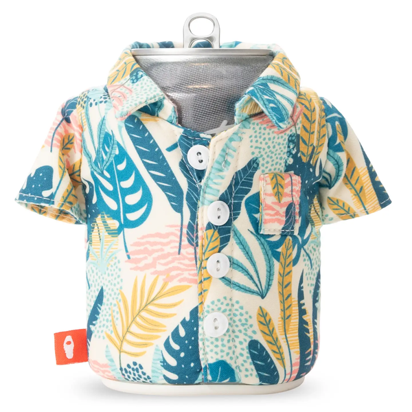 Puffin Drinkwear® Can Cooler - The Aloha - Beige Palm