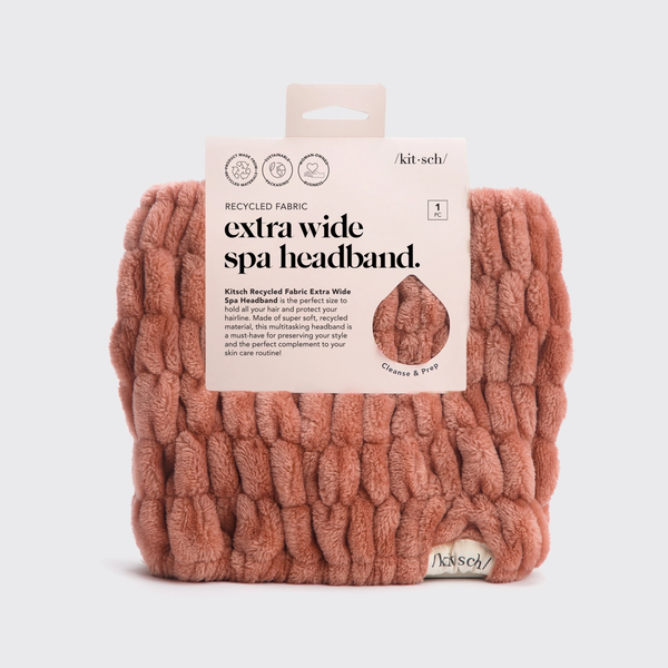 Kitsch® Extra Wide Spa Headband - Dusty Rose