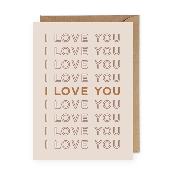 Anastasia Co® Card - I Love You