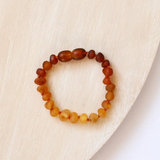 Canyon Leaf™ Baltic Amber Teething Bracelet | Anklet