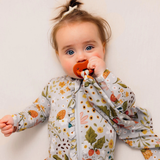 Milk Snob® Footed Jammies - Strawberry Fields