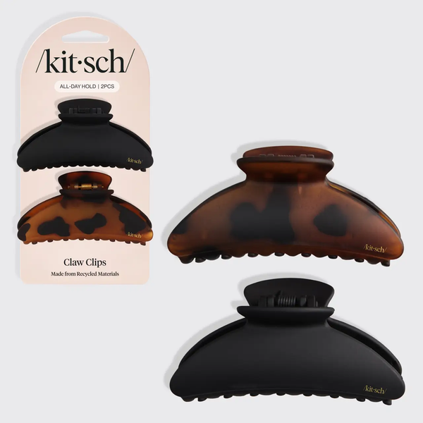 Kitsch® Recycled Plastic Medium Claw Clips