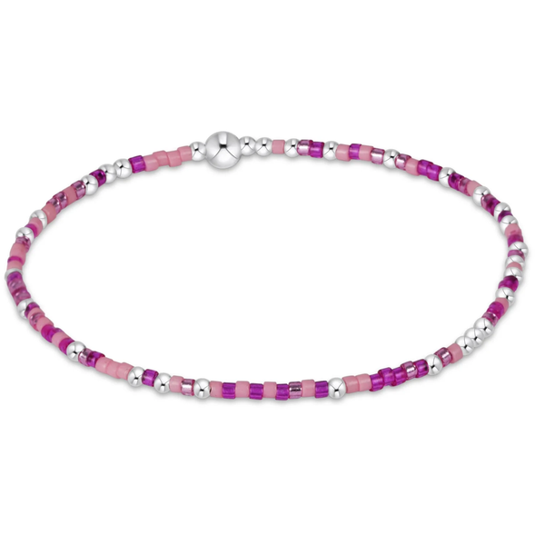 enewton® Hope Unwritten- Sterling Bead Bracelet - Back to the Fuchsia