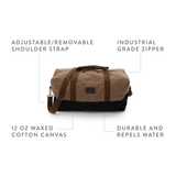 Barebones® Neelum Waxed Canvas Duffle Bag