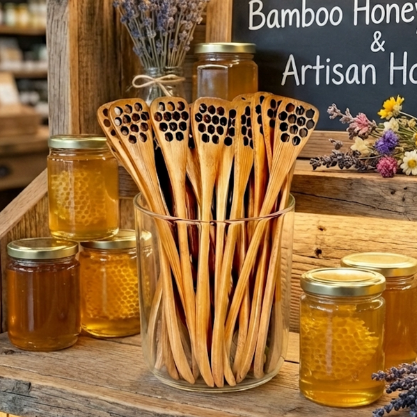 Switch® Bamboo Honey Dipper Spoon