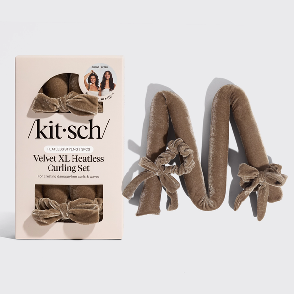Kitsch® Eucalyptus Velvet Xl Heatless Curling Set