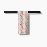 Geometry House® Kitchen Dish Tea Towel - Floral Fall Stripes