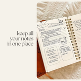 Steadfast and Sustained® Church Notes Journal- Cream