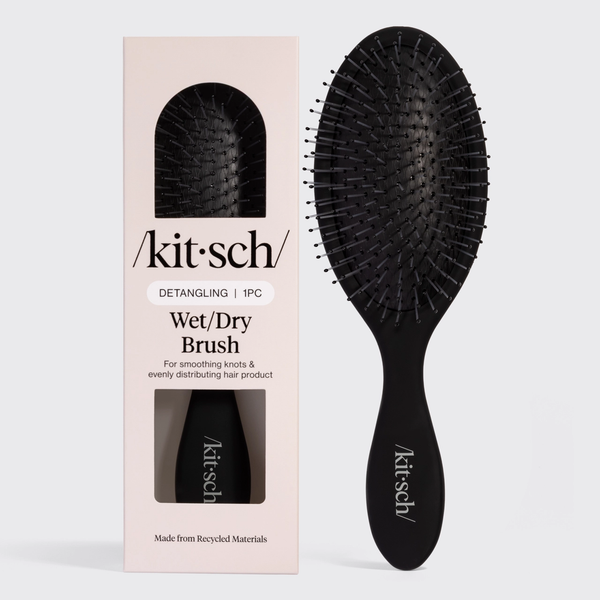 Kitsch® Recycled Plastic Wet | Dry Brush - Black