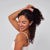 Kitsch® Ruched Satin Scrunchies 5 piece Set - Assorted Cherry Blossom