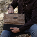 Barebones® Neelum Zipper Pouch Waxed Canvas Bag