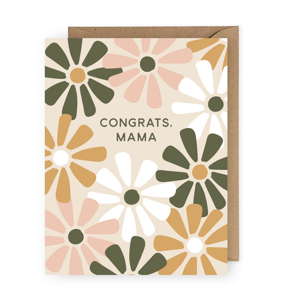 Anastasia Co® Card - Congrats Mama Flower