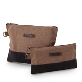 Barebones® Neelum Zipper Pouch Waxed Canvas Bag