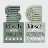 Kitsch® Rosemary & Biotin Volumizing Shampoo & Conditioner Bar Combo
