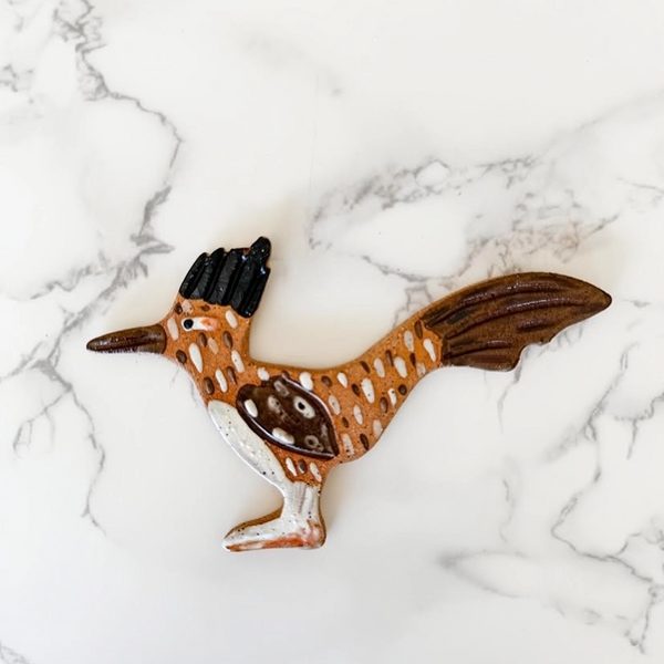 Laura Duncan Ceramics® Magnet - Roadrunner