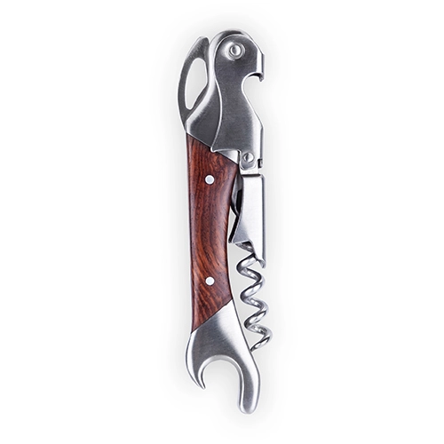 Vicki® Admiral™ Rosewood Double-Hinged Corkscrew & Foil Cutter