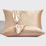 Kitsch® Valentine's Satin Standard Pillowcase 2 piece Set - Champagne