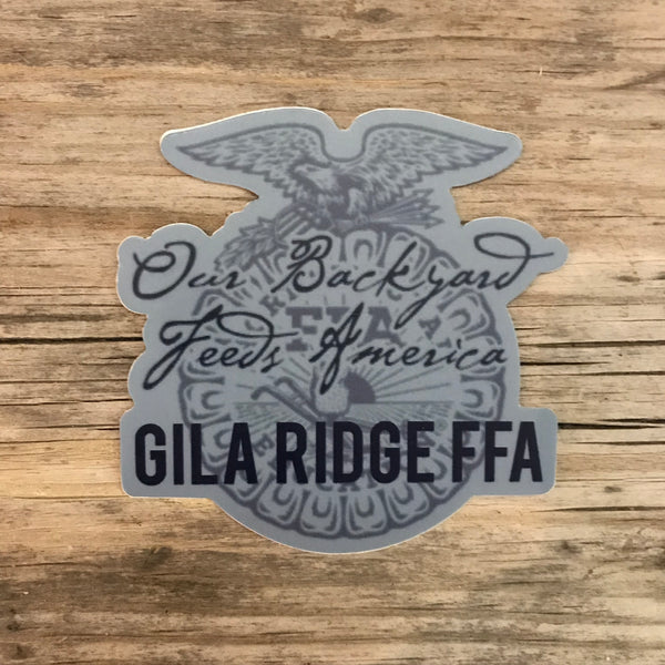 Gila Ridge FFA Vinyl Sticker - Our Backyard