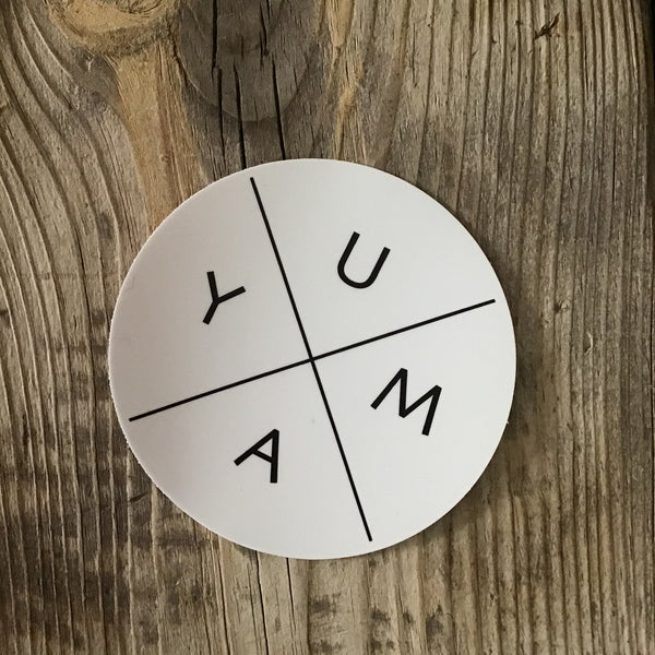 Yuma Root Yuma Roots™ Yuma X Vinyl Sticker – Dream a Little Dream
