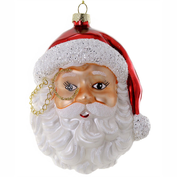 Cody Foster® Santa with Monocle Ornament