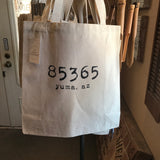 Yuma Roots™ Canvas Tote Bag- Zip Code