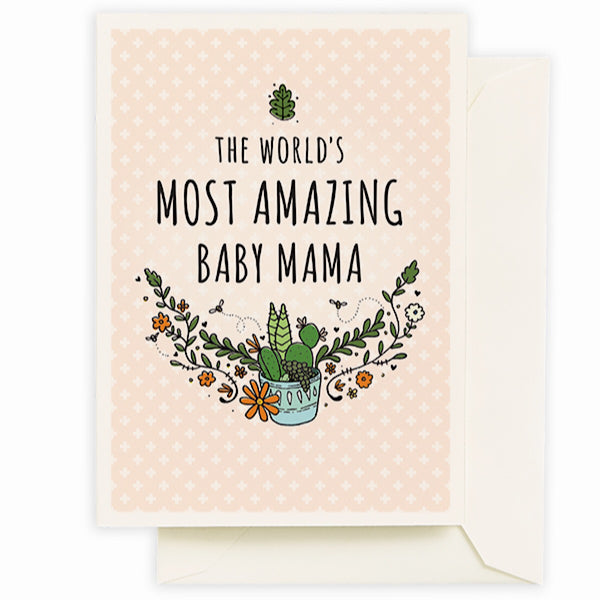 Seltzer Goods® Card - Most Amazing Baby Mama