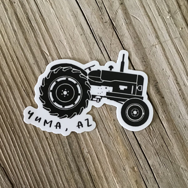 Yuma Roots™ Yuma, AZ Vintage Tractor Vinyl Sticker