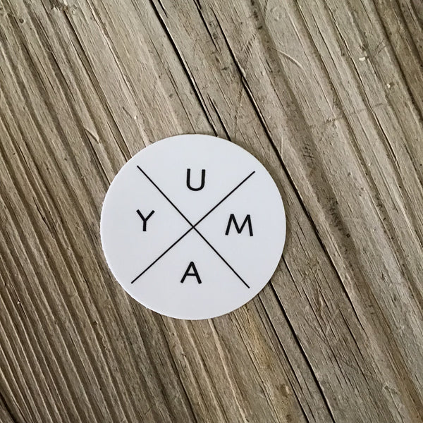 Yuma Root Yuma Roots™ Yuma X Vinyl Sticker – Dream a Little Dream