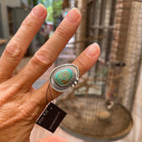 RH Metalsmith® Cactus Blossom with Shadow American Turquoise Sterling Silver Ring