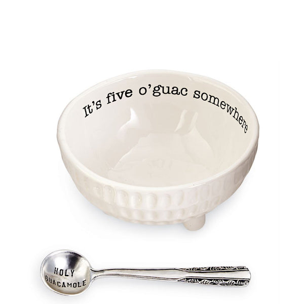 Mud Pie® Ceramic Guacamole Dip Cup Set