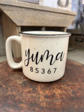 Yuma Roots™ Yuma Area Zip Code Ceramic Camper Style Mug 18oz