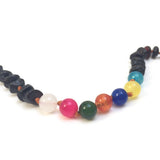 Canyon Leaf™ Baltic Amber + Colorful Beads Teething Necklace