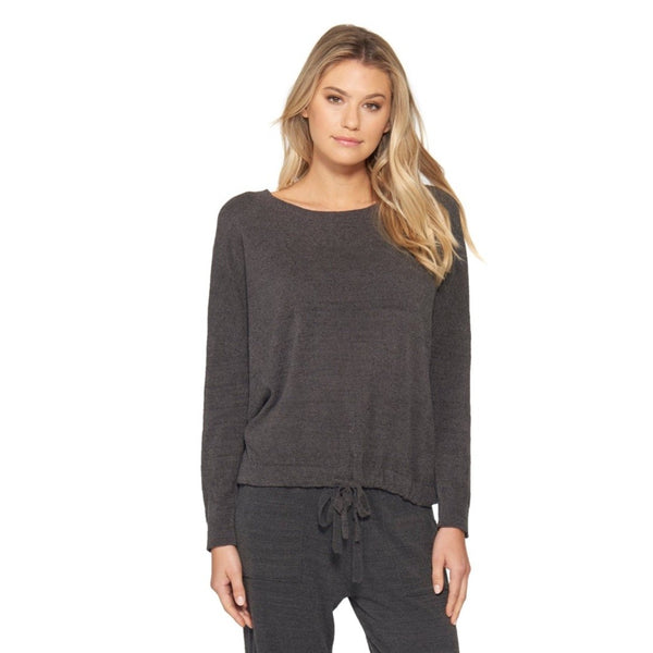 Barefoot Dreams CozyChic Lite® V-Neck Seamed Pullover – Tate and Tilly