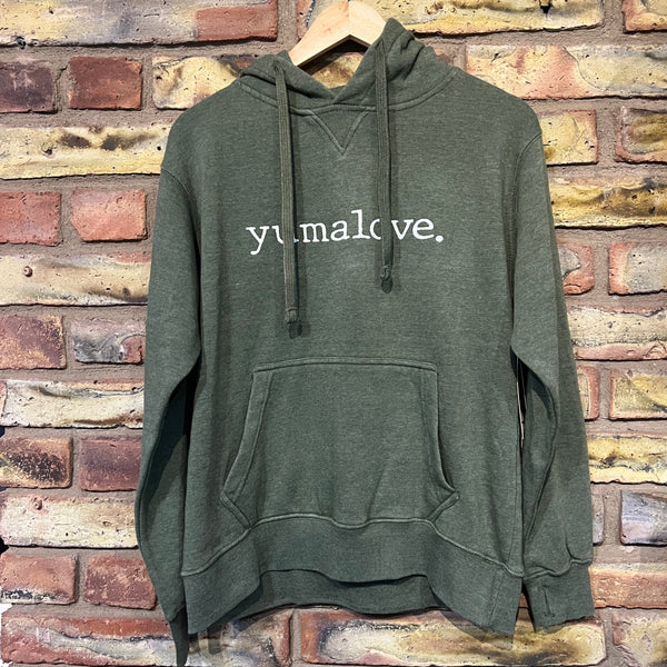 Yuma Roots™ yuma love. Adult Hoodie Sweatshirt in Seasonal Colors