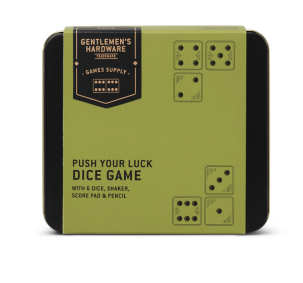 Gentlemen's Hardware® Push Your Luck Dice Game