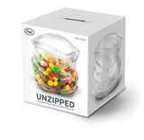 Fred & Friends® Glass Zipper Bag - Unzipped