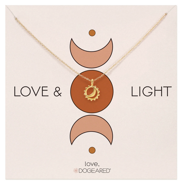 Dogeared® Love & Light Sun & Moon Necklace