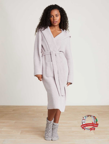 BAREFOOT DREAMS CozyChic Ribbed Hooded Robe