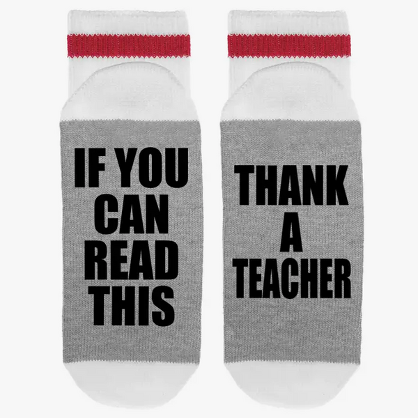 Sock Dirty to Me® Men's Socks - Thank a Teacher