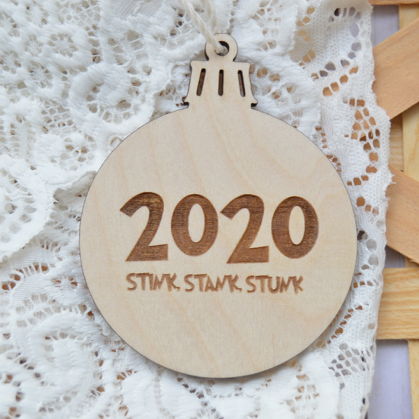 The Adorned Fox® Stink Stank Stunk 2020 Ornament