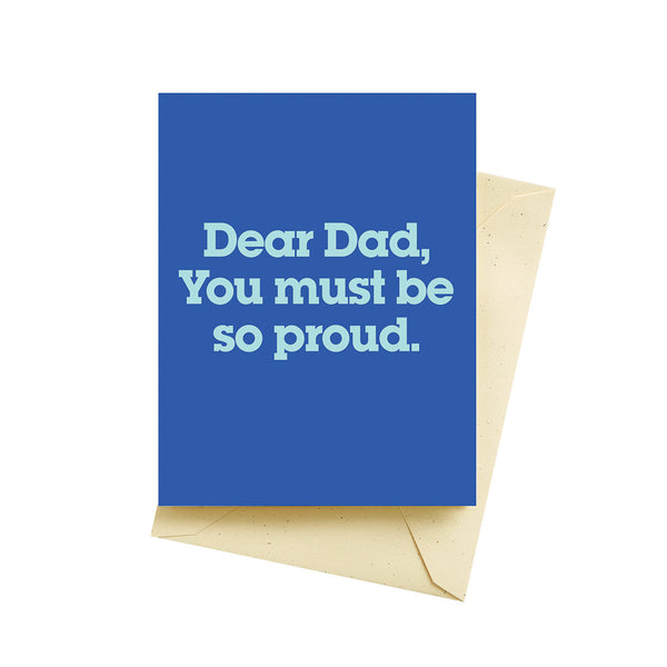Seltzer Goods® Card - Proud Father's Day Card