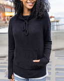 Grace & Lace® Bambu Hooded Cowl Pullover