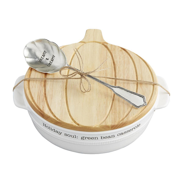 Mud Pie® Green Bean Pumpkin Baker Set