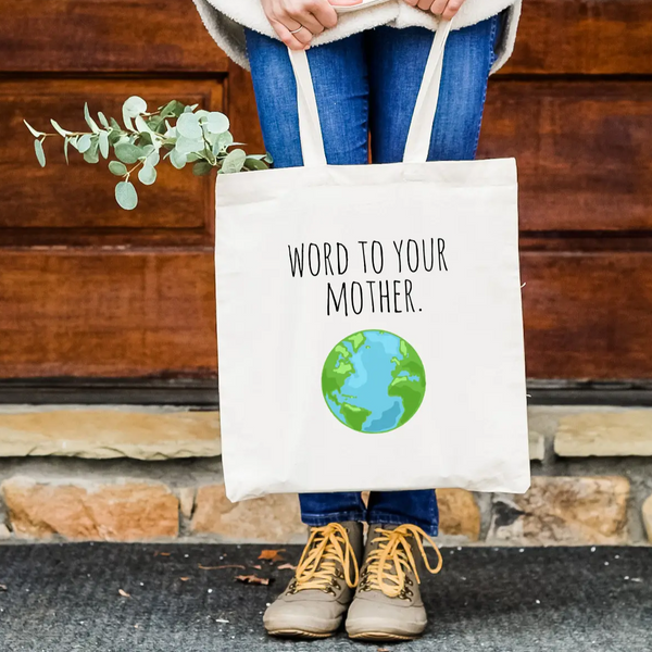 Moonlight Makers® Tote Bag Word to Your Mother
