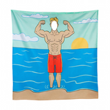 Big Mouth® In the Buff Shower Curtain